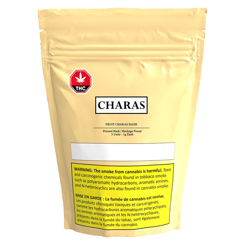 Charas Fruit Charas Hash - Charas Fruit Charas Hash 3x1g Hash and Kief